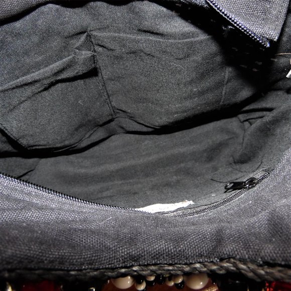 Cappelli Black Straw Hand Bag - Picture 5 of 9